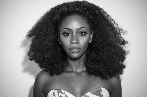 12 Actresses who should have been cast to play Nina Simone - Teyonah Parris, Deep Conditioner For Natural Hair, 4c Natural Hair, Hair Rinse, Hair Crush, Big Hair, Black Is Beautiful, Hair Goals, Gq