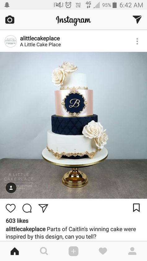 Ivory Blush Pink And Navy Wedding, Navy And Blush Cake, Navy Blue Rose Gold Blush Pink Wedding Cake, Navy Blush Wedding Cake, Navy Blue Rose Gold Blush Pink Wedding, Navy Blue And Pink Wedding Cake, Navy And Pink Wedding Cake, Navy Blue And Pink Cake, Navy And Blush Wedding Cake