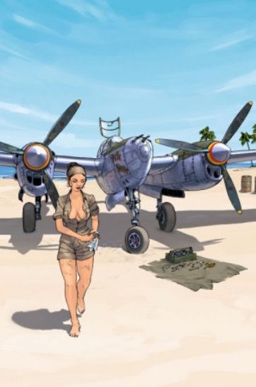 Romain Hugault, Warbirds Pinups, Arte Pin Up, Airplane Art, Aircraft Art, Wwii Aircraft, Ww2 Aircraft, Vintage Aircraft, Nose Art