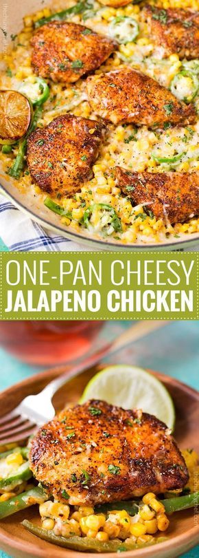 Cheesy Jalapeño Chicken, Cheesy Jalapeno Chicken, Jalapeno Chicken, Yummy Chicken, Food Coma, Easy Weeknight Dinner, Cheesy Chicken, One Pan, Easy Weeknight Meals