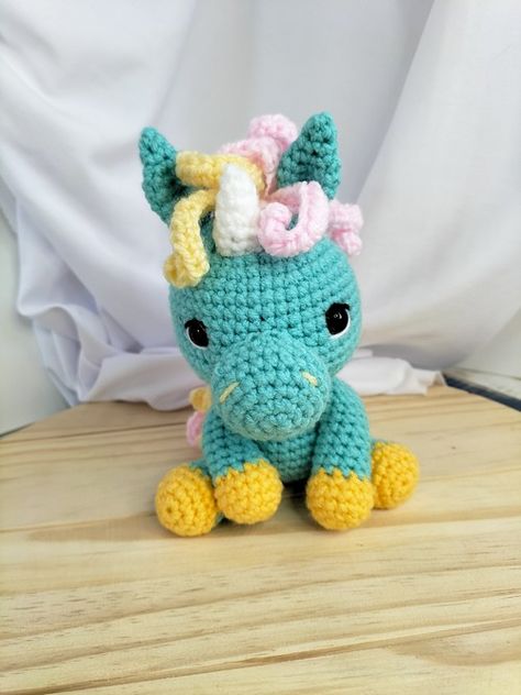 Crochet The Little Unicorn Amigurumi Pattern Unicorn Crochet Pattern Free, Unicorn Amigurumi Free Pattern, Crochet Pattern Free Amigurumi, Crochet Unicorn Pattern Free, Amigurumi Easy, Unicorn Crochet Pattern, Pattern Free Amigurumi, Crochet Unicorn Pattern, Unicorn Crochet