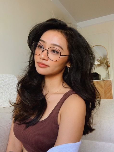 HANGTW 🌻⚡️ on Instagram Hang Nguyen, French Men, Glasses Makeup, Vintage Watches Women, Minimal Makeup, Hot Iron, Hair Life, Selfie Poses, Beard Styles