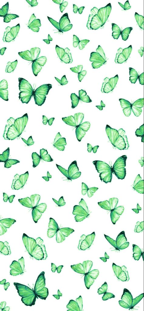 Green Butterfly Wallpaper, Mint Green Butterfly, Butterfly Wallpaper Backgrounds, Green Butterfly, Butterfly Wallpaper, Wallpaper Backgrounds, Mint Green, Butterflies, Mint