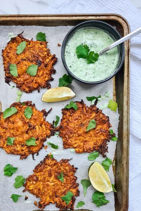 Butternut Squash and Halloumi Fritters | Foodtalk Dolly Cookies, Peanut Butter Rice Krispie Balls, Halloumi Fritters, Hello Dolly Cookies, Butternut Squash Chilli, Vegetarian Brunch, Fritters Recipe, Butter Rice, Fritter Recipes