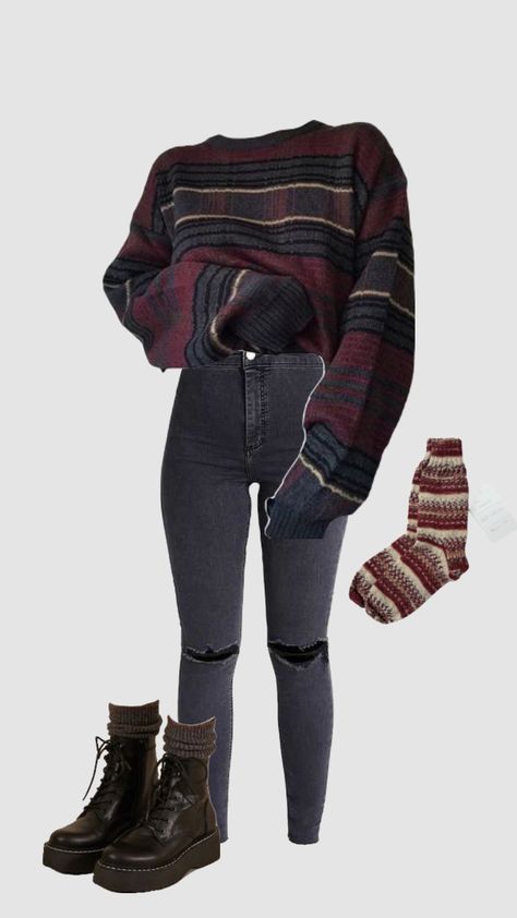 Cold Grunge Outfits, Alt Christmas Outfits, Supernatural Outfits, Thrift Ideas, Wrestling Gear, Style Reference, Dream Outfits, Ootd Inspo, Swaggy Outfits