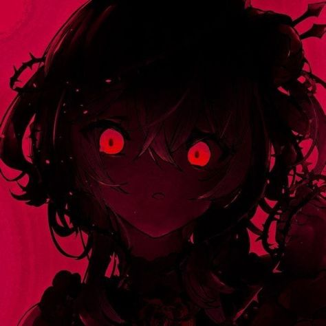 Red Eyes Anime, Yandere Pfp, Oldest Sister, Anime Horror, Fake Profile, Yandere Girl, Profile Icon, Red Icons:), Random Anime