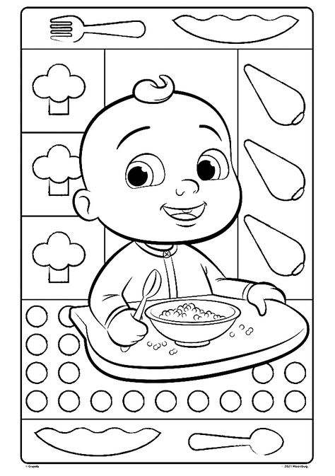 Cocomelon Coloring Pages - Coloring Pages For Kids And Adults Cocomelon Coloring Pages, Cookie Drawing, Dolphin Coloring Pages, Food Coloring Pages, Body Sketches, Fish Patterns, Easy Coloring Pages, Free Printable Coloring Pages, Animal Coloring Pages