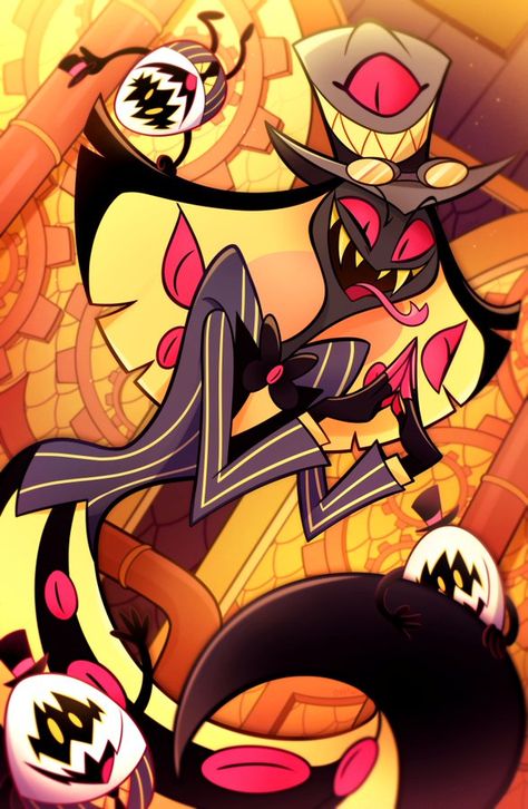 Sir Pentious, Alastor Hazbin Hotel, Vivziepop Hazbin Hotel, Hotel Art, 영감을 주는 캐릭터, Hazbin Hotel, Cartoon Character, Character Drawing, Traditional Art