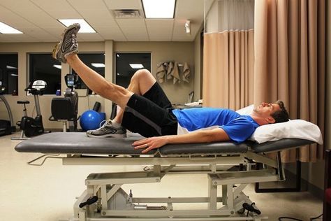 Physical Therapy Exercise Program after Lumbar Laminectomy and Discectomy: Hip and Core Strengthening Hip Surgery Recovery, Hip Strengthening, Psoas Release, Hip Strengthening Exercises, Runners Knee, Bridge Workout, Hip Problems, Hip Surgery, Physical Therapy Exercises