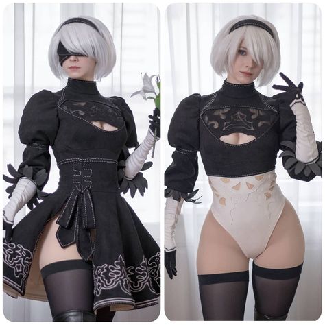 Enji Night on Instagram: “Meanwhile everyone is obsessing over Cyberpunk, I started to replay Nier Automata hihi Its one of my favorite games and always brings me…” Enji Night, 2b Cosplay, Jessica Nigri, Nier Automata, Amazing Cosplay, Anime Costumes, Sailor Moon Crystal, Cute Cosplay, Best Cosplay