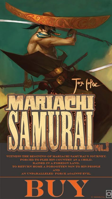 Mariachi Samuri Mexican Samurai, Fire Icons, Mexican Culture Art, Graphic Book, What Is An Artist, Character Designer, Samurai Art, Deathstroke, Chicano Art