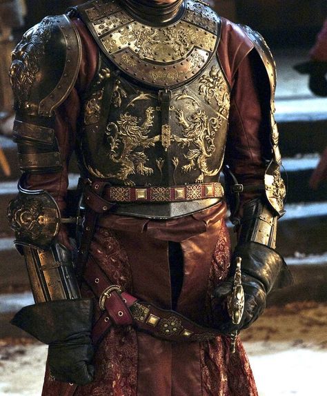 Lannister Armor, Lannister Aesthetic, Aedion Ashryver, Casterly Rock, Game Of Thrones Costumes, Crown Of Midnight, Empire Of Storms, Tyrion Lannister, Royal Outfits