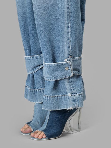 Tas Denim, Detail Couture, Diy Outfits, Jeans Trend, Chic Outfit Ideas, Mode Kimono, Denim Inspiration, Shoes Ideas, Denim Ideas