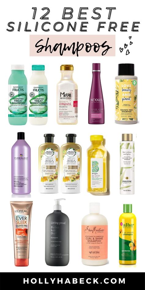 Shampoo Sulfate Free, Good Hair Shampoo Products, Shampoo And Conditioner For Healthy Hair, After Shampoo Hair Care, Budget Hair Care, Silicone Free Hair Products, Shampoo Free Sulfate, Shampoo For Dyed Hair, Routine Shampoo And Conditioner