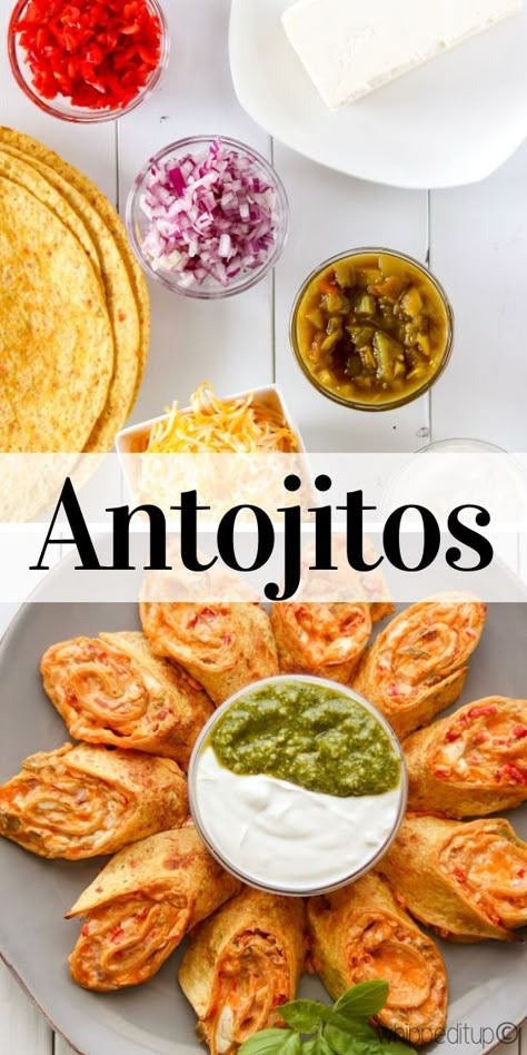 For my all time favorite appetizer it's gotta be these antojitos, fun to make and crazy good, full recipe at whippeditup.com Bruschetta Board, Artichoke Appetizer, Fresh Appetizers, Homemade Jerky, Spanish Appetizers, Mexican Street Food, Quick And Easy Appetizers, Meat Snacks, Favorite Appetizers