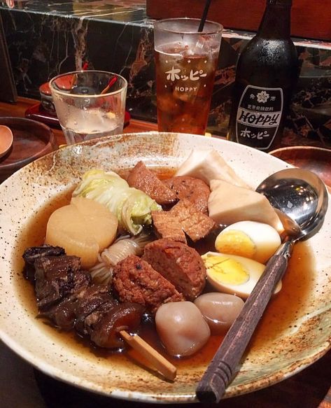 Oden Food, Japanese Oden, Okonomiyaki Sauce, Onsen Egg, Dashi Broth, Prime Beef, Curry Rice, Fish Soup, Singapore Food