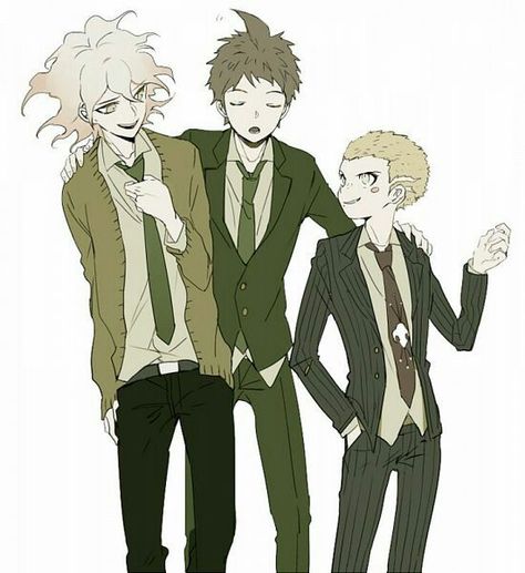 Super DanganRonpa 2 || Nagito Komaeda || Hajime Hinata || Fuyuhiko Kuzuryuu Izuru Kamakura, Fuyuhiko Kuzuryuu, Hajime Hinata, Danganronpa 1, Danganronpa 2, Super Danganronpa, Nagito Komaeda, Danganronpa 3, Kamakura