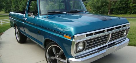 1973 Ford F100, Bed Panels, 1979 Ford Truck, Lowered Trucks, Short Bed, Old Ford Trucks, Classic Ford Trucks, Pickups For Sale, Old Pickup Trucks