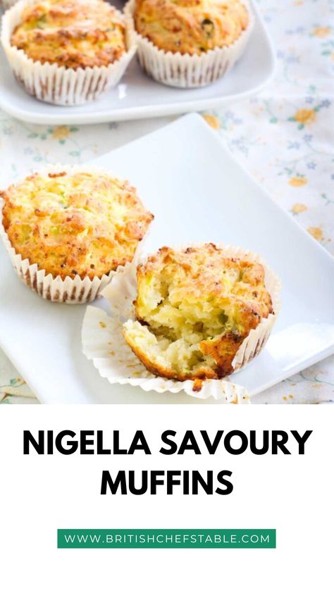 Nigella Savoury Muffins Savoury Muffins Recipes, Mealie Bread, Assorted Muffins, Nigella Recipes, Microwave Mug Recipes, Fluffy Muffins, Savory Muffins Recipes, Savoury Finger Food, Savoury Treats