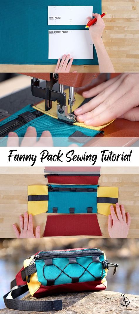 DIY your own customizable fanny pack with our easy step-by-step tutorial and free printable pattern. This is a great beginner sewing project and a fun fashion trend everyone will love. Festival Sewing Ideas, Free Messenger Bag Sewing Pattern, Sewing Fanny Pack, Diy Fanny Pack Pattern Free, Chaos Fairy, Diy Sling Bag Pattern, Fanny Pack Sewing Pattern, Sewing For Boys, Diy Fanny Pack