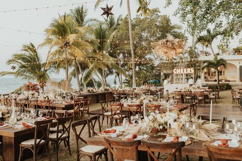 Wedding at Villa del Oso in Sayulita Mexico. Planned by Sea of Dreams Weddings & captured by Abbey rice photo Villa Del Oso Sayulita Wedding, Rice Photo, Sayulita Wedding, Christian Wedding, Wedding Reception, My Wedding, Table Settings, Dream Wedding, Villa