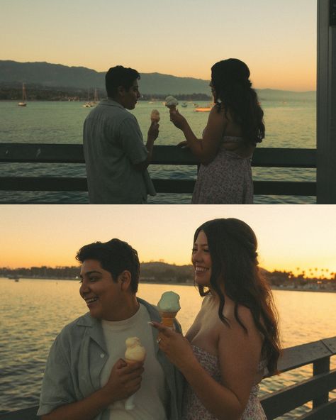 A very exciting ice cream date in Santa Barbra, California 🍦 I love a good chocolate mudslide but I also love me a cookies and crème. A peanut butter chocolate chip ice cream would send me to heaven. What’s your fav flavor? I don’t wanna talk about photography today… just sweet treats. If you’re not an Ice cream person, what’s your fav dessert? Sweet, romance, love, date ideas, couples pictures, photographer, Candid, unique photoshoot ideas, ice cream date photoshoot, props, movie scenes,... Date Ideas Couples, Ice Cream Photoshoot, Fav Dessert, Unique Photoshoot Ideas, Date Photoshoot, Unique Photoshoot, Ice Cream Date, Mudslide, Couples Pictures