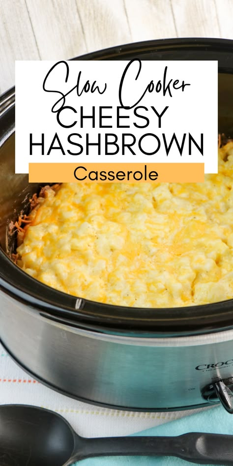 Slow Cooker Hashbrown Casserole, Crockpot Hashbrown Casserole, Crockpot Foods, Cheesy Hashbrown, Cracker Barrel Hashbrown Casserole, Hashbrown Casserole Recipe, Cheesy Hashbrown Casserole, Crock Pot Potatoes, Cheesy Hashbrowns