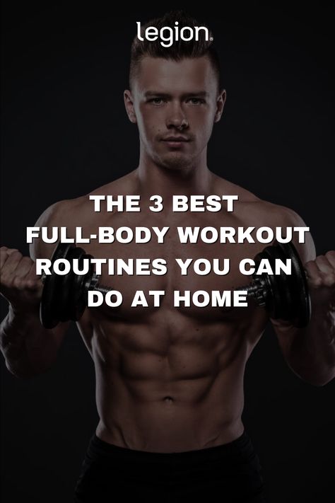 Dumbbell Workout For Men Home, Full Body Workouts For Men, 30 Minute Body Weight Workout, Full Body Workout Routine For Men, Male Workout Routine At Home, Workout For Everyday, Men’s Body Weight Workout, Full Body Body Weight Workout, 3 Day Full Body Workout Plan Men