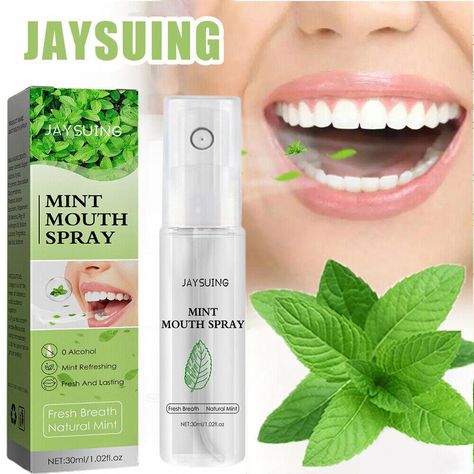 Find many great new & used options and get the best deals for 30ml Mint Mouth Spray Refreshing Spray Bad Breath Freshening Sprayer Oral Care at the best online prices at eBay! Free delivery for many products! Mouth Smell How To Remove, Breath Spray, Mouth Spray, Mouth Freshener, Healthy Food Ideas, Lettering Tutorial, Oral Care, Food Ideas, Healthy Food