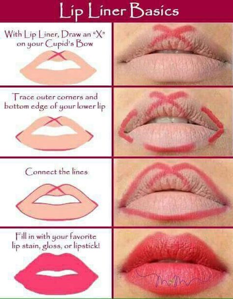 Lipstick Contour, Face Contouring Makeup, Different Skin Types, Lipstick Hacks, Beginners Eye Makeup, Lipstick Designs, Makeup Face Charts, Makeup For Black Skin, Lip Makeup Tutorial