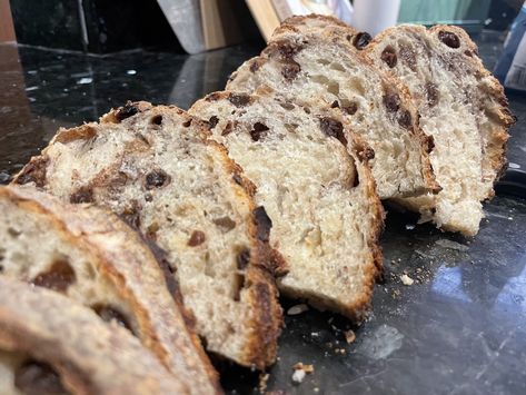 Cinnamon Raisin Sourdough Bread, Raisin Sourdough Bread, Cinnamon Raisin Sourdough, Bread Lame, Swirl Bread, Cinnamon Raisin Bread, Whole Grain Flour, Sourdough Starter Recipe, Swirled Bread