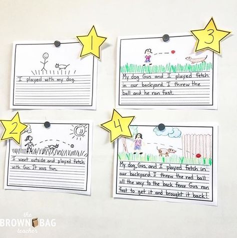 4 Star Writing Posters from The Brown Bag Teacher Writing Mini Lessons, Second Grade Writing, Writing Posters, First Grade Writing, Writers Workshop, Reading Anchor Charts, Writing Instruction, School Writing, Writer's Workshop