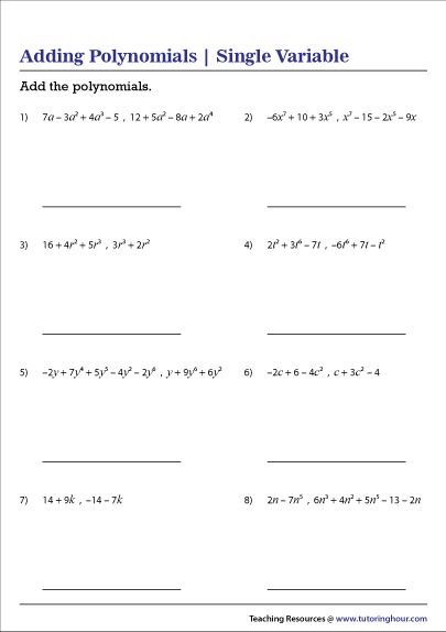 Living Will Template, Adding Polynomials, Polynomials Worksheet, Adding And Subtracting Polynomials, School Bus Safety, Pirate Coloring Pages, Preschool Math Worksheets, Maths Algebra, Like Terms