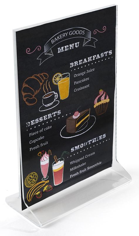 Papan Menu, Menu Board Design, Acrylic Sign Holder, Cafe Menu Design, Coffee Shop Menu, Logo Service, Fast Food Menu, Menu Holders, Cafe Shop Design