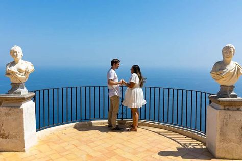 Surprise Proposal in Ravello, Italy Surprise Proposal Photoshoot, Proposal Photoshoot, Ravello Italy, Surprise Proposal, The Amalfi Coast, The Terrace, Couple Photo, Amalfi Coast, Photography Studio