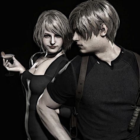 leon and ashley icon scp :: _verion_k_ (ig) Leon Icon Resident Evil, Leon And Ashley, Re4 Remake, Ada Wong, Ashley Graham, Resident Evil, Matching Icons, Banners, Quick Saves