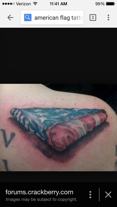 Folded flag Fold Tattoo, Folded Flag, Flag Tattoo, Us Flag, I Tattoo, Jesus Fish Tattoo, American Flag, Tattoo Ideas, Tattoo Designs