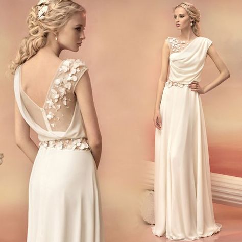 Size: 2XL Bohemian Beach Wedding Dress, Beach Bridal Gown, Long Evening Dresses, Elegant Bridesmaid Dresses, Chiffon Wedding Dress, Plus Size Formal, Plus Size Formal Dresses, Light Dress, Lace Chiffon