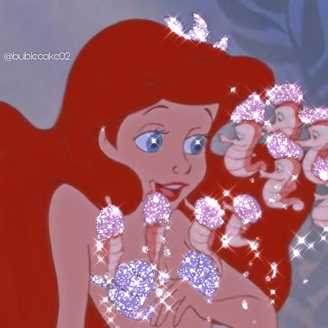 Ariel Losing Her Voice, Disney Pfps, Glitter Photography, Disney Wallpapers, Disney Icons, Barbie Cartoon, Glitter Icons, Cute Disney Pictures, Barbie Model