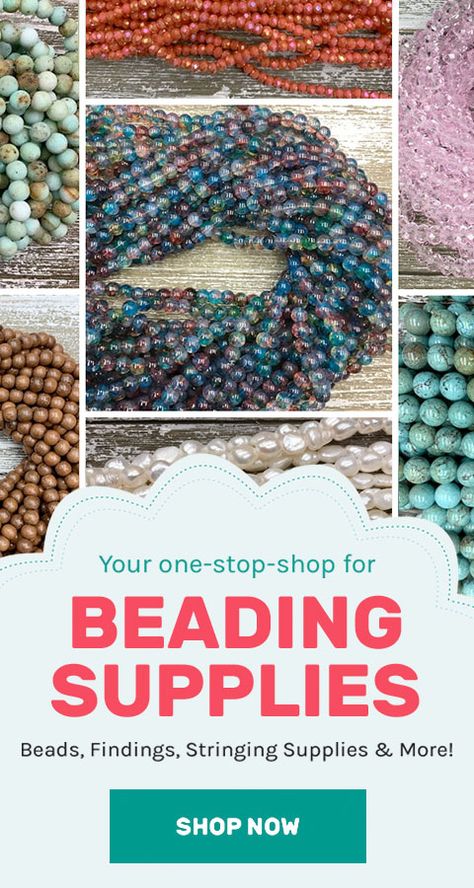 Best Online Bead Stores, Kellie's Bead Boutique, Where To Buy Beads, Bead Store Shops, Types Of Beads, Bead Size Chart, Crystal Bead Jewelry, Wholesale Jewelry Supplies, Bead Suppliers