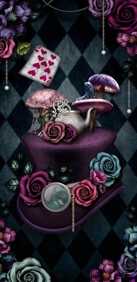 Alis In Wonderland Aesthetic, Twisted Alice In Wonderland, Nail Paper, Remodeling Room, Movies Wallpaper, Alice In Wonderland Artwork, Dark Alice In Wonderland, Alice In Wonderland Drawings, Wonderland Artwork