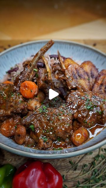 Lamb Chop And Pasta Recipes, Stewed Lamb Chops, Stew Lamb Recipes, Brown Stew Lamb Chops, Curry Lamb Chops Recipe, Easy Lamb Chop Recipes, Easy Lamb Chops, Baked Lamb Chops, Jamaican Seasoning