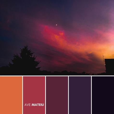 Sky fall sunset outdoors landscape scenery USA horizontal Photography Color Palette #386 – Ave Mateiu - Fall Autumn 2020, color palette, color palettes, colour palettes, color scheme, color inspiration, color combination, art tutorial, collage, digital art, canvas painting, wall art, home painting, photography, weddings by color, inspiration, vintage, wallpaper, background, rustic, seasonal, season, natural, nature Dark Red And Purple Color Palette, Dark Sunset Color Palette, Autumn Sunset Color Palette, Evening Color Palette, Warm Purple Color Palette, Warm Pallet Colors, Purple And Red Color Palette, Red Purple Color Palette, Red And Purple Color Palette