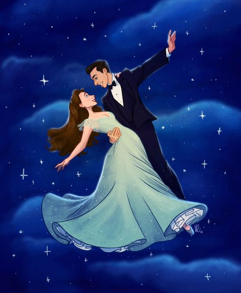 Crazy For You Art Print by Kendyll Romine - X-Small Couple Dancing Drawing, Dancing Drawings, Digital Invitations Wedding, Prințese Disney, Couple Painting, Wedding Illustration, Cute Couple Drawings, Montage Photo, Couple Illustration