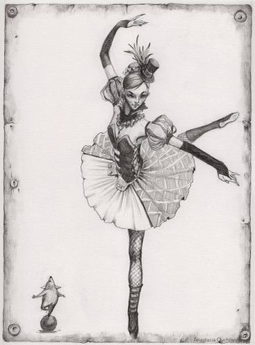 Ballet Dancer Tattoo, Ballet Tattoos, Circus Tattoo, Dancer Tattoo, Ballerina Illustration, Ballerina Drawing, Circus Characters, Dancers Art, Pencil Sketches