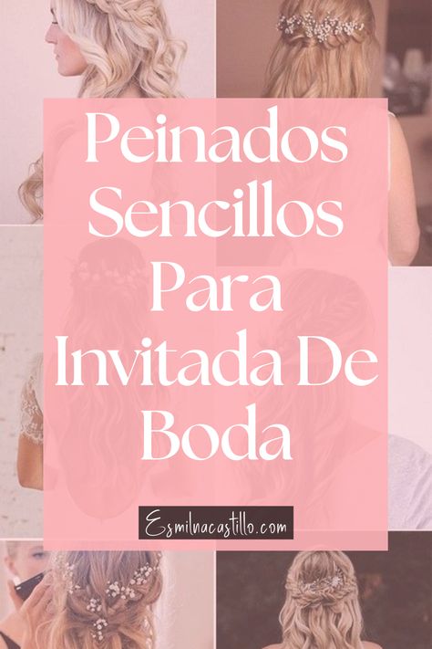 ¿Estás por ir a una boda y no sabes cómo peinarte? ¡No te preocupes más! Hoy en Esmilna Castillo te traemos algunas ideas de peinados sencillos para bodas invitada. Es importante destacar que escoger el peinado ideal dependerá del largo del cabello y el tipo de outfit que vas a usar. Peinados Elegantes Sueltos, Wedding Hair Inspiration, Cambridge, Hair Inspiration, Wedding Hairstyles, Read More, Hair Makeup, Women's Fashion, Makeup