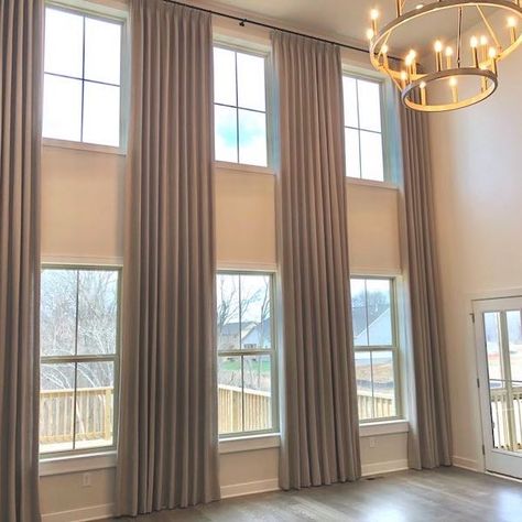 High Ceiling Curtains, Loft Curtains, Ripplefold Curtains, High Curtains, Extra Long Curtains, Ceiling Curtains, Curtain Headings, Wide Windows, Long Curtains