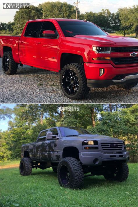 Check out this 2016 Chevrolet Silverado 1500 4WD running Hostile Gauntlet 22x10 -25 wheels and Atturo Trail Blade Mt 12.5x33 tires with a MotoFab Leveling Kit. 2016 Silverado 1500, Road Rage, Chevrolet Silverado 1500, Silverado 1500, Chevy Trucks, Chevrolet Silverado, Tires, Chevy, Trucks