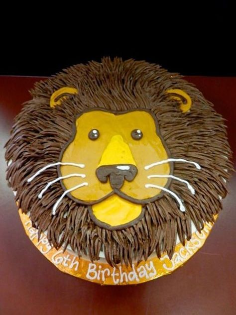 Lion Birthday Cake, Lion Party, Lion Birthday, Lion King Cakes, Lion King Birthday, Jungle Cake, 2 Birthday Cake, Animal Cakes, Cake Gallery