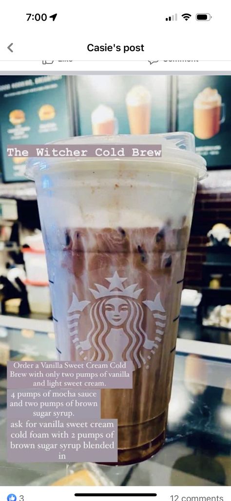 Starbucks Secret Menu Cold Brew, Starbucks Hot Chocolate Drinks Orders, Chocolate Starbucks Drinks, Starbucks Chocolate, Starbucks Hot Chocolate, Coffee Life, Brown Sugar Syrup, Starbucks Secret Menu Drinks, Starbucks Secret